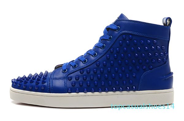 studded spikes red bottom casual flats luxury shoes 2017 new for men and women party designer high sneakers lovers genuine leather t14, Black
studded spikes red bottom casual flats luxury shoes 2017 new for men and women party designer high sneakers lovers genuine leather t14, Black