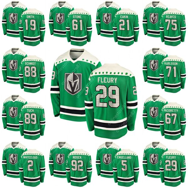 29 marc-andre fleury vegas golden knights 2020 st. patrick's day jersey william karlsson mark stone tomas nosek ryan reavesmax pacioret, Black
29 marc-andre fleury vegas golden knights 2020 st. patrick's day jersey william karlsson mark stone tomas nosek ryan reavesmax pacioret, Black