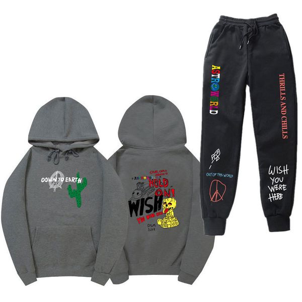 astroworld designer mens womens tracksuits casual letter print long sleeve hooded pullover sweatshirt loose sport pants male clothes, Gray
astroworld designer mens womens tracksuits casual letter print long sleeve hooded pullover sweatshirt loose sport pants male clothes, Gray