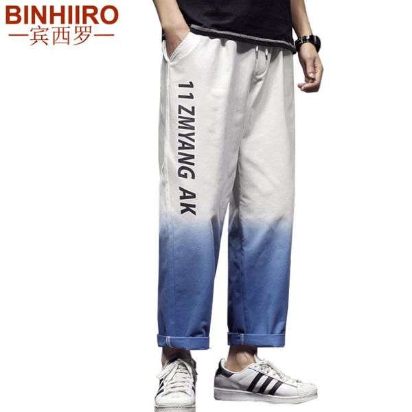men's casual pants spring new high-quality stitching printing loose ankle length pants 2020 fashion gradient cotton trousers, Black
men's casual pants spring new high-quality stitching printing loose ankle length pants 2020 fashion gradient cotton trousers, Black
