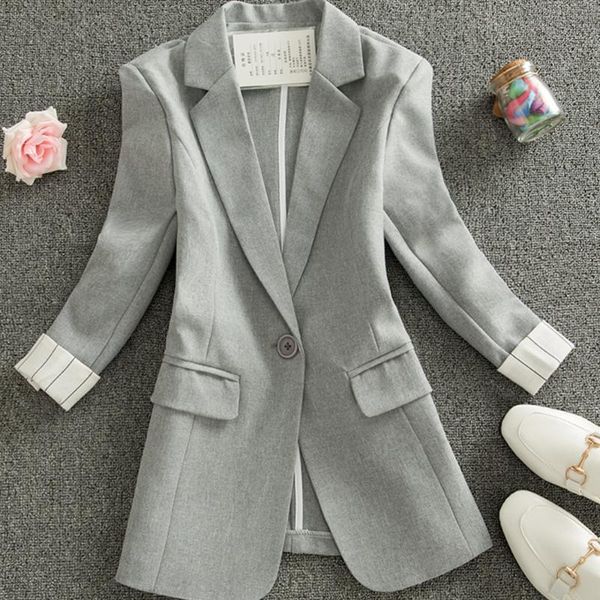 women's suits & blazers women blazer plus size suit striped jacket female spring summer korean slim thin stripe professional, White;black
women's suits & blazers women blazer plus size suit striped jacket female spring summer korean slim thin stripe professional, White;black