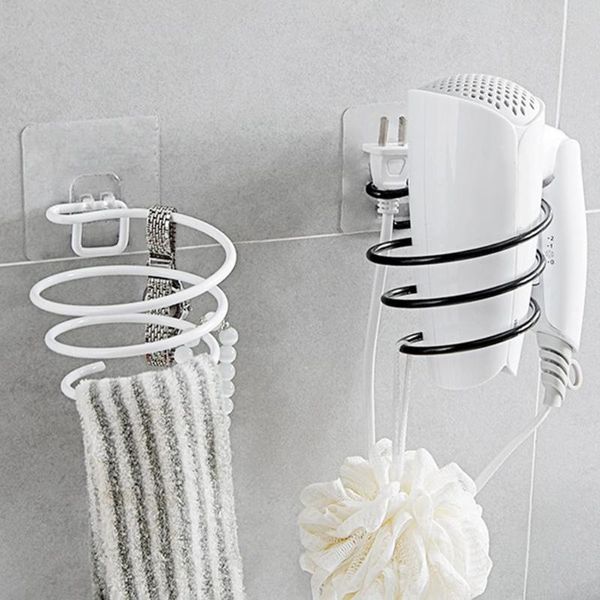 wall mounted hair dryer rack bathroom wall holder shelf storage rack hairdryer support holder spiral stand salon stylist tool
wall mounted hair dryer rack bathroom wall holder shelf storage rack hairdryer support holder spiral stand salon stylist tool
