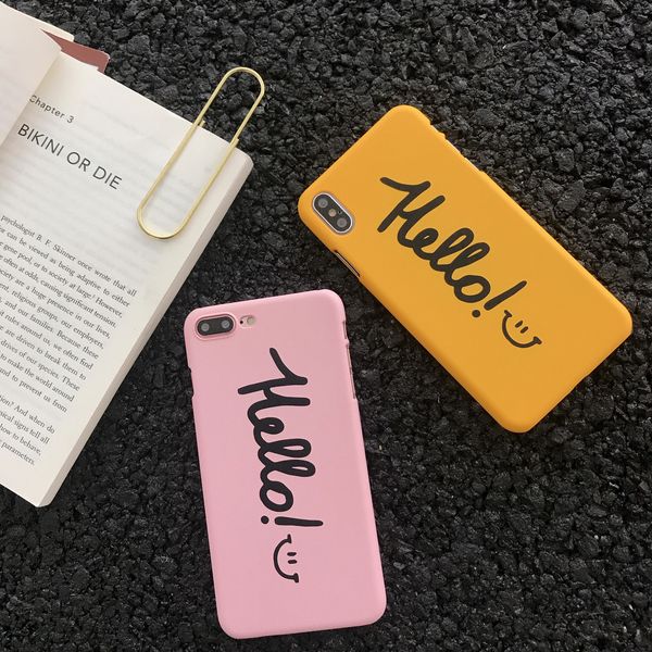 hello smiley face phone cases tide brand for iphone xs max couple hard cell phone case for iphone 6 7 8 plus
hello smiley face phone cases tide brand for iphone xs max couple hard cell phone case for iphone 6 7 8 plus