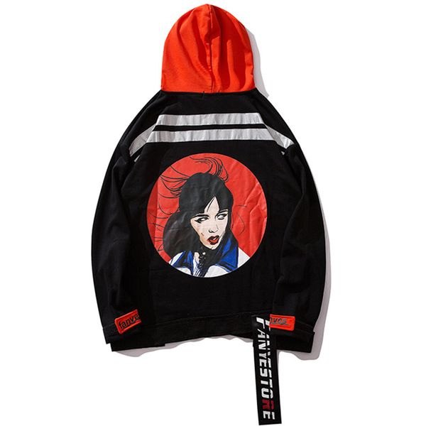 hoodies men cool comics girl print pullover harajuku style hooded sweatshirt high street patchwork streetwear couple, Black
hoodies men cool comics girl print pullover harajuku style hooded sweatshirt high street patchwork streetwear couple, Black