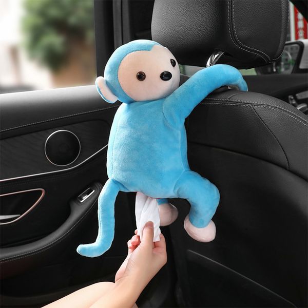 multifunctional car tissue box cute cartoon paper napkin tissue box monkey hanging ornament auto interior accessories
multifunctional car tissue box cute cartoon paper napkin tissue box monkey hanging ornament auto interior accessories