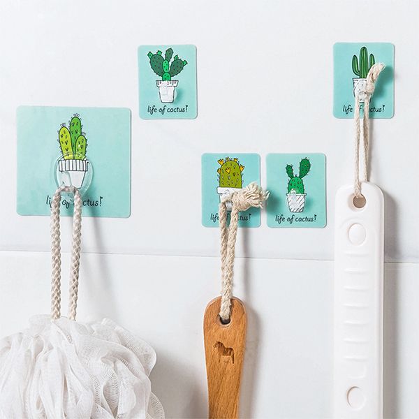 junejour new 5pcs strong self adhesive door waterproof wall hanger hooks for hanging kitchen bathroom accessories cactus pattern
junejour new 5pcs strong self adhesive door waterproof wall hanger hooks for hanging kitchen bathroom accessories cactus pattern
