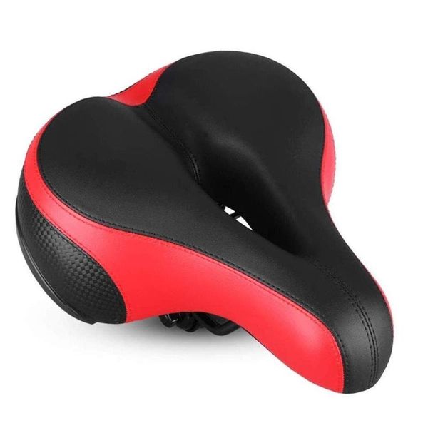 bike seat wide soft padded bicycle saddle leather with ergonomic design universal fit for women men exercise bike
bike seat wide soft padded bicycle saddle leather with ergonomic design universal fit for women men exercise bike