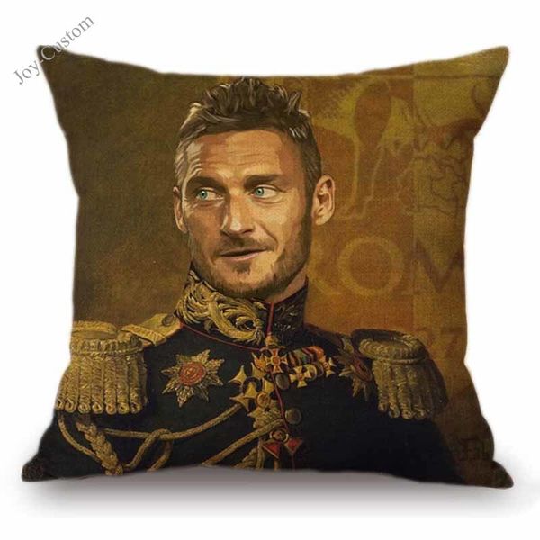 18" footballer celebrity star general costume oil painting home decorative cushion cover totti henry maradona sofa throw pillow
18" footballer celebrity star general costume oil painting home decorative cushion cover totti henry maradona sofa throw pillow