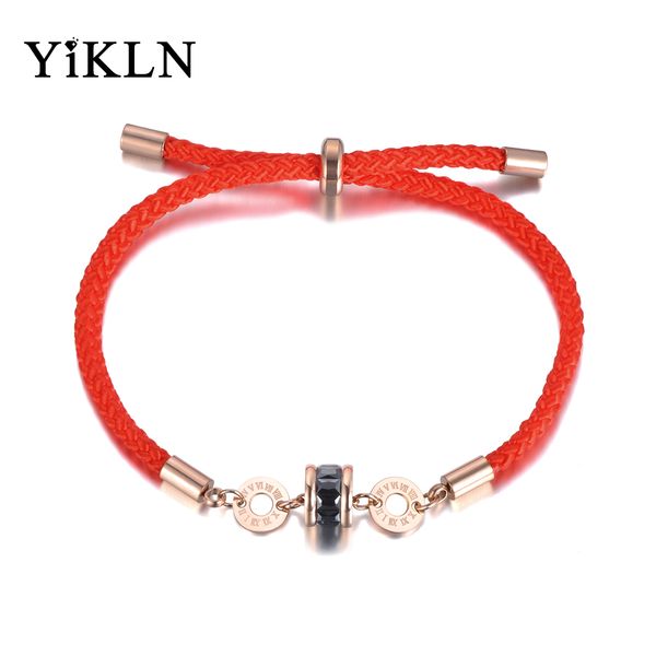 yikln ethnic stainless steel white & black cz crystal roman number charm bracelets for women red rope bracelet jewelry yb19010
yikln ethnic stainless steel white & black cz crystal roman number charm bracelets for women red rope bracelet jewelry yb19010