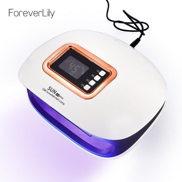72w uv lamp led nail lamp with 36 leds two hand nail dryer manicure curing gel polish auto sensor clear time display
72w uv lamp led nail lamp with 36 leds two hand nail dryer manicure curing gel polish auto sensor clear time display