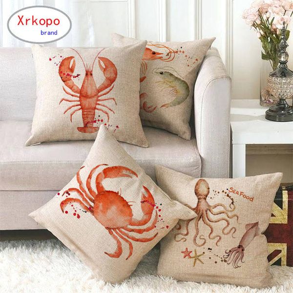 45cm*45cm watercolor crab design linen/cotton throw pillow covers couch cushion cover home decor pillow
45cm*45cm watercolor crab design linen/cotton throw pillow covers couch cushion cover home decor pillow