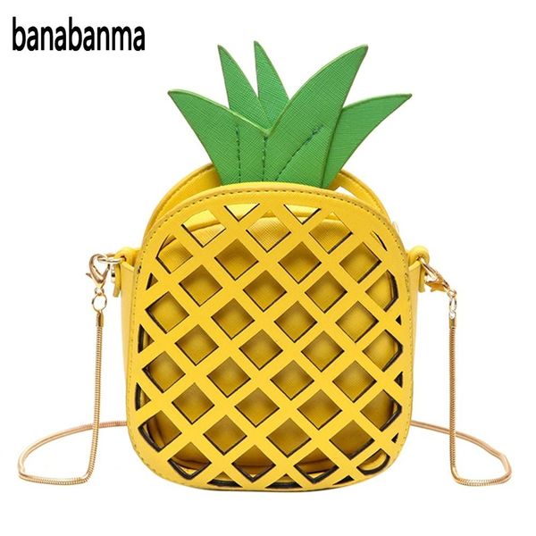 banabanma girls individual pineapple hollow stitching contrast color chain bag pu shoulder bag messenger mini shoulder zk30
banabanma girls individual pineapple hollow stitching contrast color chain bag pu shoulder bag messenger mini shoulder zk30