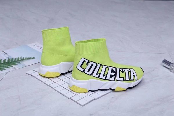 2019 women fashion spring fall knitting sock boots for letters boots 110203, Black 
2019 women fashion spring fall knitting sock boots for letters boots 110203, Black