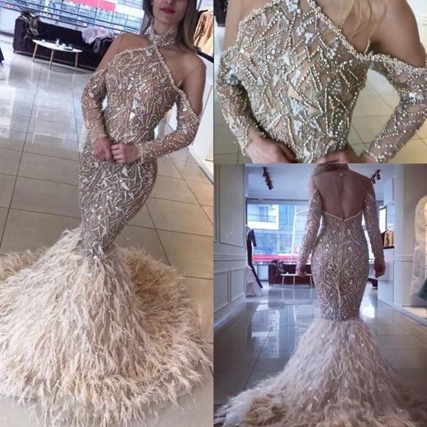 роскошные платья полный кристалл beadings шампанское пром платья русалка кисточки холтер шеи sheer backless вечеринок, Black
роскошные платья полный кристалл beadings шампанское пром платья русалка кисточки холтер шеи sheer backless вечеринок, Black