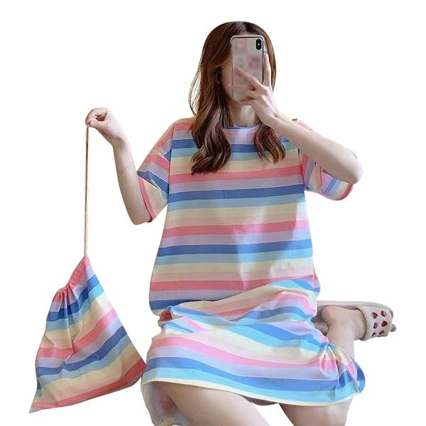 summer women sweet loose nightgowns plus size ladies swet kawaii short sleeve sleep wear with storage bag, Black;red
summer women sweet loose nightgowns plus size ladies swet kawaii short sleeve sleep wear with storage bag, Black;red