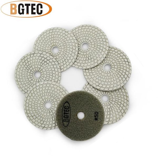 bgtec 4inch 7pcs # 50 профессиональные мокрая алмазные гибкие колодки полировки 100 мм шлифовальной диск для гранита, мрамора, керамики
bgtec 4inch 7pcs # 50 профессиональные мокрая алмазные гибкие колодки полировки 100 мм шлифовальной диск для гранита, мрамора, керамики
