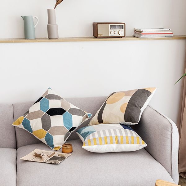 northern europe simple full cotton embroidery embrace pillow case geometry pattern model cushion cover home sofa decor 45*45cm
northern europe simple full cotton embroidery embrace pillow case geometry pattern model cushion cover home sofa decor 45*45cm