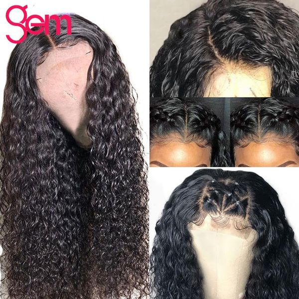 4x4 closure wig curly human hair wig deep part preplucked 30 inch gem brazilian remy lace closure for black women, Black;brown
4x4 closure wig curly human hair wig deep part preplucked 30 inch gem brazilian remy lace closure for black women, Black;brown