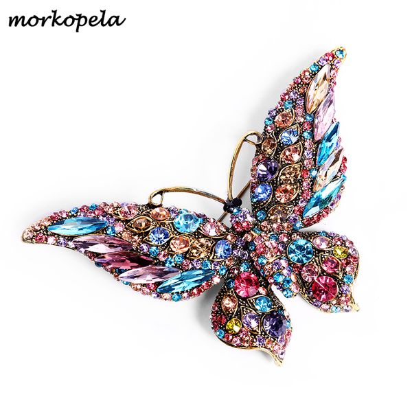 morkopela big butterfly brooch crystal pin brooches for women party banquet rhinestone pins clothese accessories, Gray
morkopela big butterfly brooch crystal pin brooches for women party banquet rhinestone pins clothese accessories, Gray