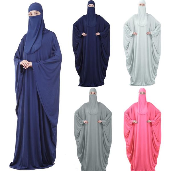 islamic abaya prayer dress muslim women hooded burqa women batwing farasha jilbab hijab kaftan arab robe ramadan worship service, Red
islamic abaya prayer dress muslim women hooded burqa women batwing farasha jilbab hijab kaftan arab robe ramadan worship service, Red