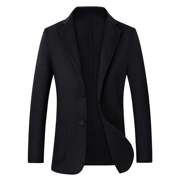 gejian autumn winter fashion men's coat brand warm wool coat business casual thick woolen casaco masculino, Black
gejian autumn winter fashion men's coat brand warm wool coat business casual thick woolen casaco masculino, Black