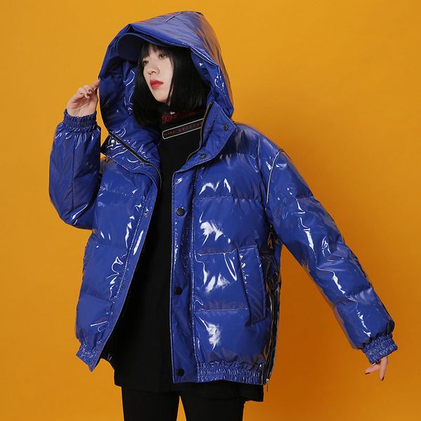 2019 new thick solid bright clolor women jacket winter cotton padded women hooded parka warm clothes waterproof coat female l329, Black
2019 new thick solid bright clolor women jacket winter cotton padded women hooded parka warm clothes waterproof coat female l329, Black