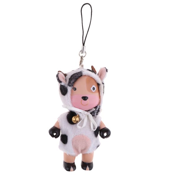 4inch height dollhouse miniature dolls figures soft plastic mini cartoon cow doll cute keychain keyring pendant doll toys
4inch height dollhouse miniature dolls figures soft plastic mini cartoon cow doll cute keychain keyring pendant doll toys