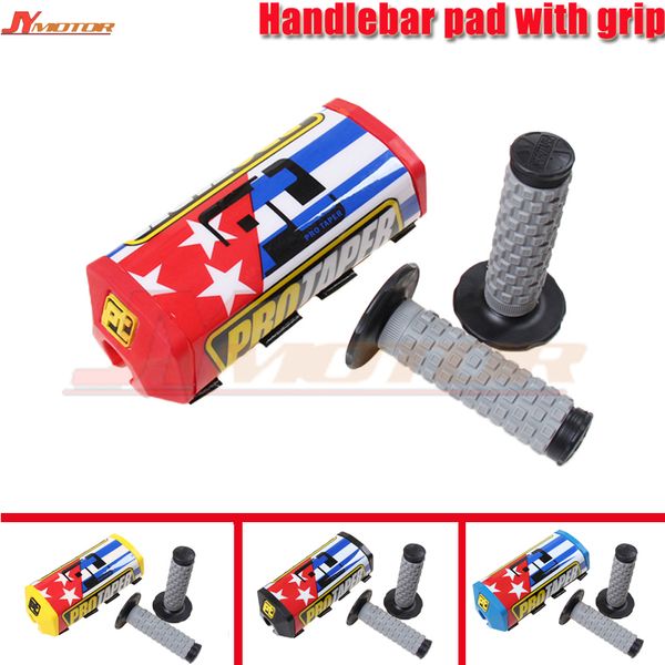 new 1-1/8" handlebars pad with grips molded 8" round bar pad handlebar motocross motorcycle quad atv crf dtr pit bike
new 1-1/8" handlebars pad with grips molded 8" round bar pad handlebar motocross motorcycle quad atv crf dtr pit bike