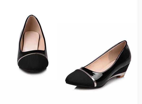 2020 spring and autumn with new style fashion slope heel pointed end women's shoes @mqwbh635, Black
2020 spring and autumn with new style fashion slope heel pointed end women's shoes @mqwbh635, Black