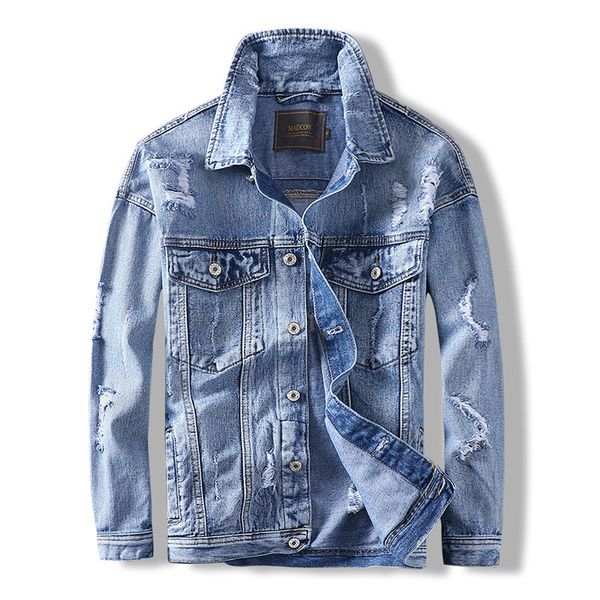 kimsere men's hi street ripped denim jacket with patchwork embroidery streetwear hip hop jean jacket outerwear with holes, Black;brown
kimsere men's hi street ripped denim jacket with patchwork embroidery streetwear hip hop jean jacket outerwear with holes, Black;brown