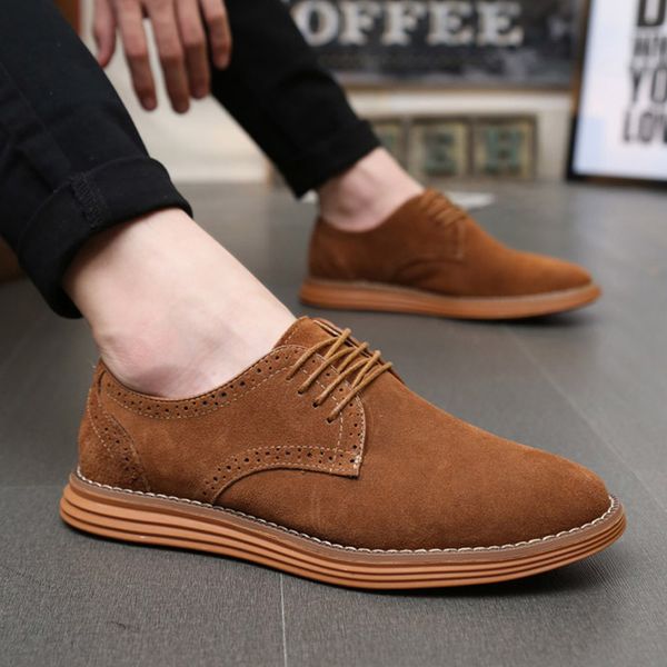 lakeshi new sneakers men shoes casual fashion comfortable brogue shoes men lace up loafers for male size 47, Black
lakeshi new sneakers men shoes casual fashion comfortable brogue shoes men lace up loafers for male size 47, Black