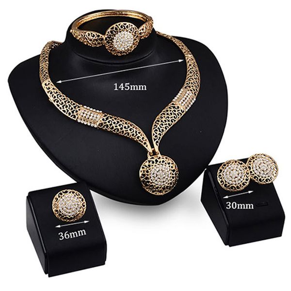 women new fashion wedding party rhinestone necklace bracelet ring earrings set, Silver
women new fashion wedding party rhinestone necklace bracelet ring earrings set, Silver