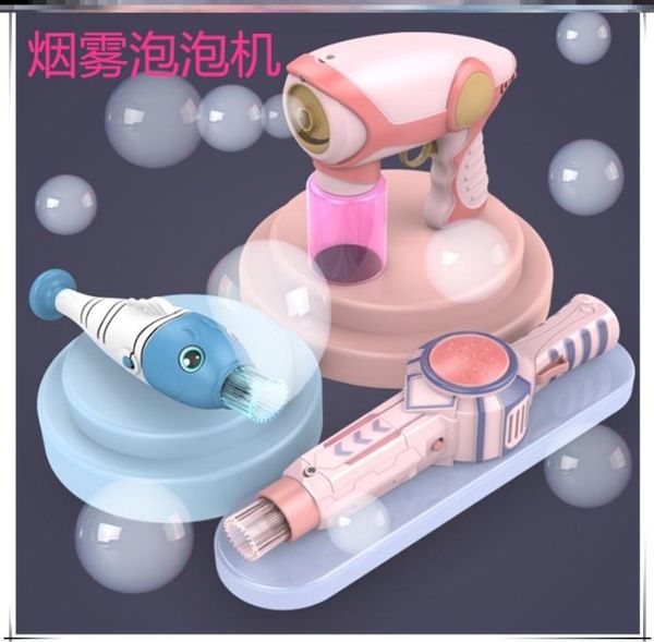 auto smoke fog spray bubble machine gun music cute automatic soap water blower outdoor toys for kids girls boys gift party home#pok
auto smoke fog spray bubble machine gun music cute automatic soap water blower outdoor toys for kids girls boys gift party home#pok