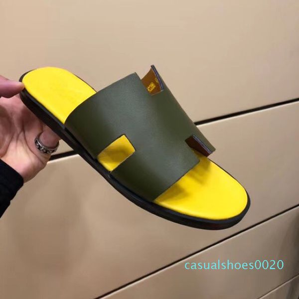 men designer shoes new 2019 european men's fashion casual rubber sandals summer outdoor genuine leather beach slippers 6-11 c20, Black
men designer shoes new 2019 european men's fashion casual rubber sandals summer outdoor genuine leather beach slippers 6-11 c20, Black