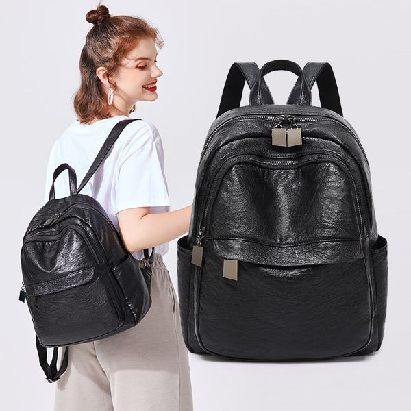 new women's bag college style soft leather backpack multi-function mummy bag large capacity travel backpack
new women's bag college style soft leather backpack multi-function mummy bag large capacity travel backpack