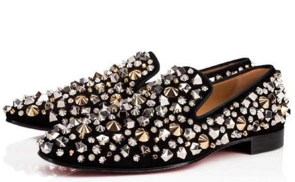 black,gold rhinestones leather gentleman wedding dress with strass + pik pik spikes mens red bottom luxury loafers brand sneakers flats
black,gold rhinestones leather gentleman wedding dress with strass + pik pik spikes mens red bottom luxury loafers brand sneakers flats