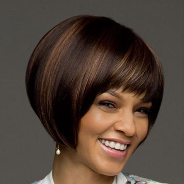 10"short straight heat resistant cosplay wig for women american short bob hair wigs straight with bangs natural as real hair+ wig cap, Black
10"short straight heat resistant cosplay wig for women american short bob hair wigs straight with bangs natural as real hair+ wig cap, Black