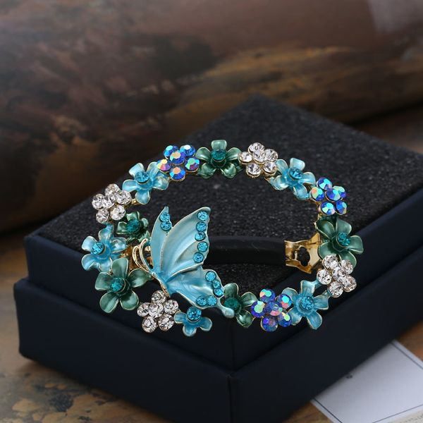 women fashion rhinestone butterfly hair clip barrettes retro enamel painting flower hair accessories jewelry, White;golden
women fashion rhinestone butterfly hair clip barrettes retro enamel painting flower hair accessories jewelry, White;golden