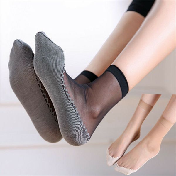 1 pairs women summer ultra thin elastic silk ladies short ankle low cut socks, Black;white
1 pairs women summer ultra thin elastic silk ladies short ankle low cut socks, Black;white