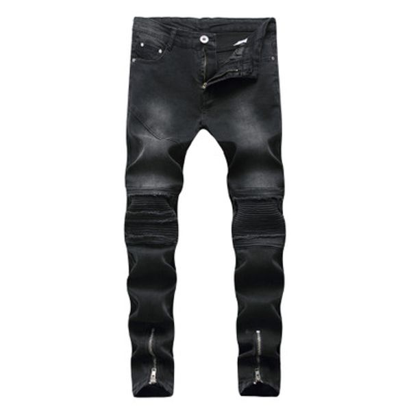 designer's new men's jeans, skinny, small foot trend, slim fit, broken hole, black locomotive, men's jeans, Blue
designer's new men's jeans, skinny, small foot trend, slim fit, broken hole, black locomotive, men's jeans, Blue