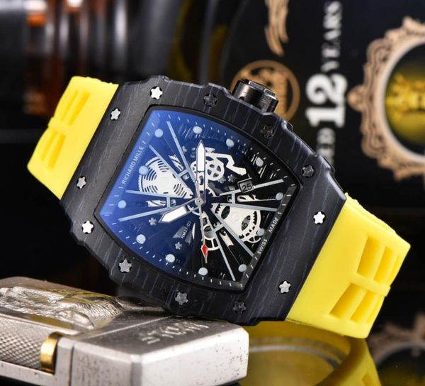 new casual style rm brand luxury fashion ghost head watch set auger men and women sports watch big explosion quartz watch shock, Slivery;brown
new casual style rm brand luxury fashion ghost head watch set auger men and women sports watch big explosion quartz watch shock, Slivery;brown