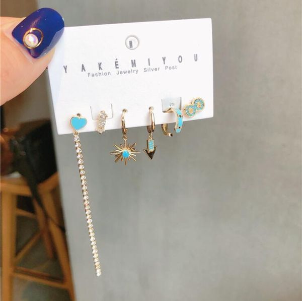 women s925 silver needle love 6-piece set pearl color rhinestonr ear bone earrings, Golden;silver
women s925 silver needle love 6-piece set pearl color rhinestonr ear bone earrings, Golden;silver