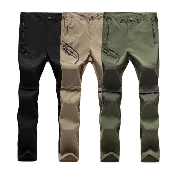 men new summer days season hiking fishing camping trekking pants sport running detachable trousers quick dry waterproof, Black;green
men new summer days season hiking fishing camping trekking pants sport running detachable trousers quick dry waterproof, Black;green