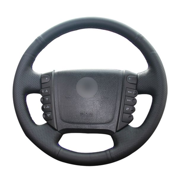 hand-stitched black pu artificial leather car steering wheel cover for ssangyong rexton rexton w rodius accessories
hand-stitched black pu artificial leather car steering wheel cover for ssangyong rexton rexton w rodius accessories