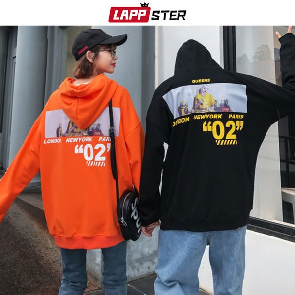 lappster couple harajuku oversized hooded hoodies 2019 mens graphic funny streetwear sweatshirts hoodie korean hip hop hoodie, Black
lappster couple harajuku oversized hooded hoodies 2019 mens graphic funny streetwear sweatshirts hoodie korean hip hop hoodie, Black