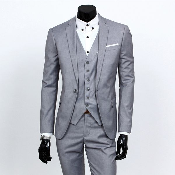 suit men's three-piece set casual solid color small suit korean-style slim fit formal wear groom handsome marriage formal dress, White;black
suit men's three-piece set casual solid color small suit korean-style slim fit formal wear groom handsome marriage formal dress, White;black