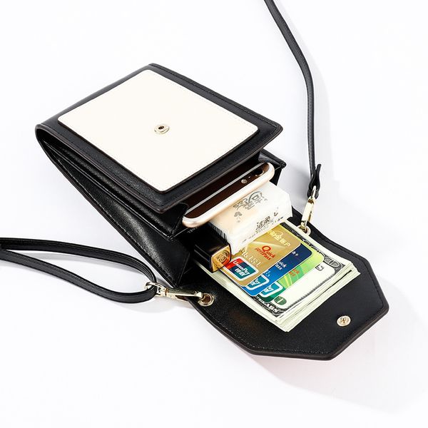 new korean style pu cross-body women's bag fashion women's shoulder bag contrasting color stitching phone
new korean style pu cross-body women's bag fashion women's shoulder bag contrasting color stitching phone