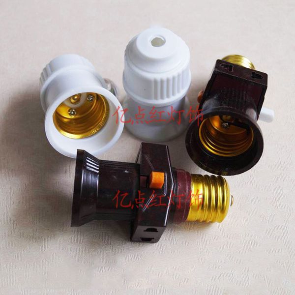 Double Screw E27 Lamp Holder Switch E27 Plastic Suspended Jack Socket for Dormitory Bedroom Power Connection
Double Screw E27 Lamp Holder Switch E27 Plastic Suspended Jack Socket for Dormitory Bedroom Power Connection