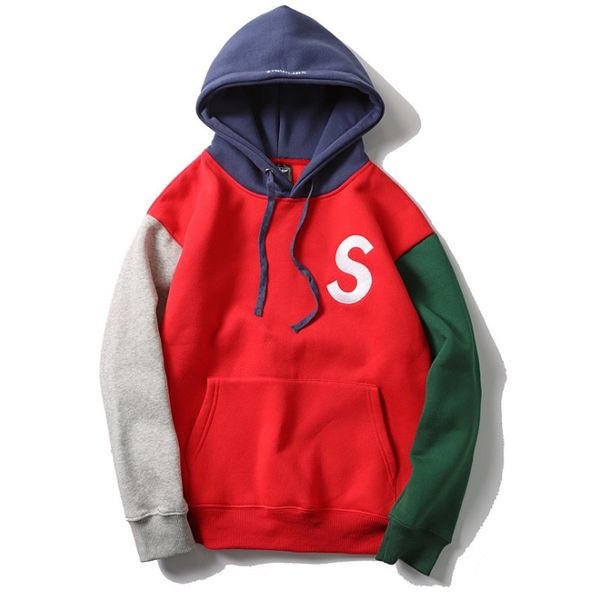 designer men hoodie fashion hip hop loose hoodies embroidery patchwork leisure hoodeds hit color supcable sweatshirts, Black
designer men hoodie fashion hip hop loose hoodies embroidery patchwork leisure hoodeds hit color supcable sweatshirts, Black