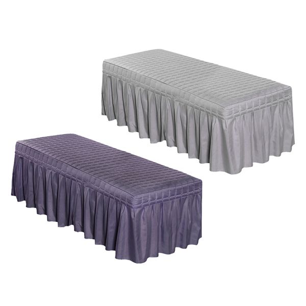 2x cosmetic linen massage table skirt beauty bed sheet cover with bedskirt 2 colors 2 sizes
2x cosmetic linen massage table skirt beauty bed sheet cover with bedskirt 2 colors 2 sizes
